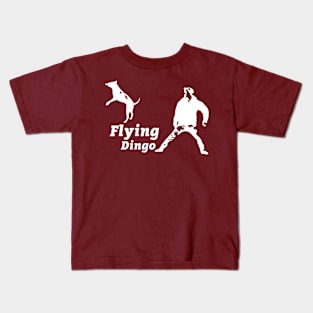 Flying Dingo Dog training WHT Kids T-Shirt